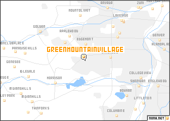 map of Green Mountain Village