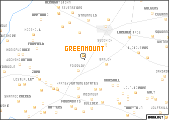 map of Greenmount