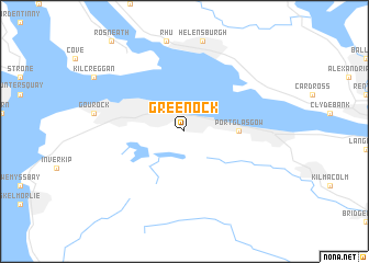 map of Greenock