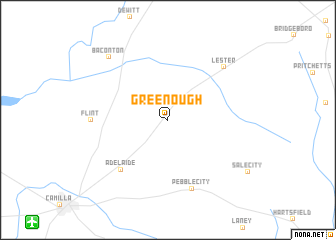 map of Greenough