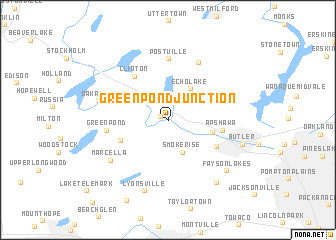 map of Green Pond Junction