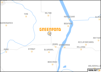 map of Greenpond