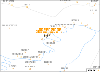 map of Green Ridge