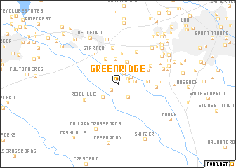 map of Greenridge