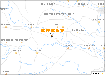 map of Green Ridge