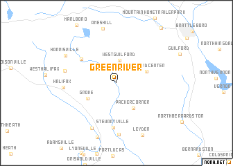 map of Green River