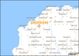 map of Green River