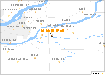 map of Green River