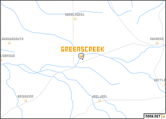 map of Greens Creek