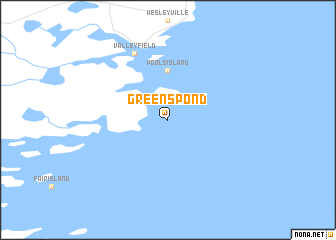 map of Greenspond