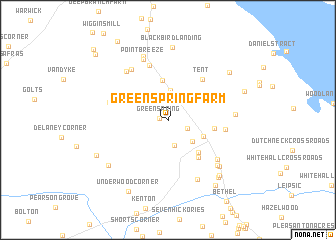 map of Green Spring Farm