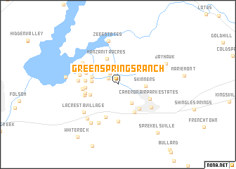 map of Green Springs Ranch