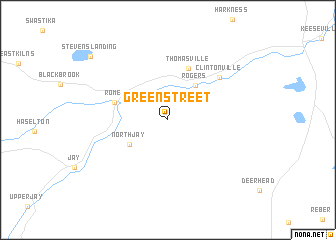 map of Green Street