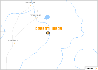 map of Green Timbers