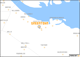 map of Green Town