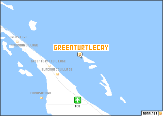 map of Green Turtle Cay