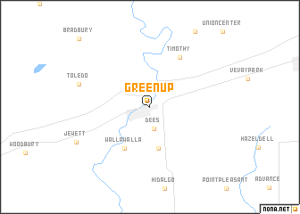 map of Greenup