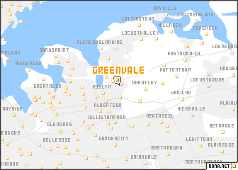 map of Greenvale