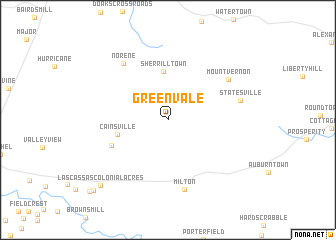 map of Greenvale