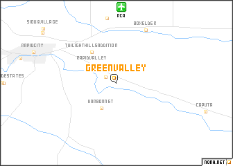 map of Green Valley