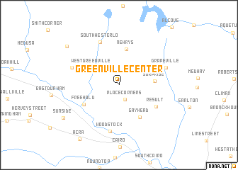 map of Greenville Center