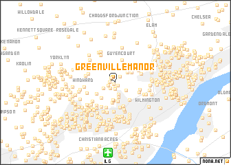 map of Greenville Manor