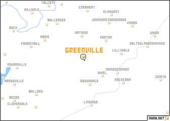 map of Greenville