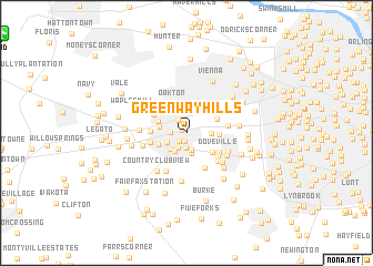 map of Greenway Hills