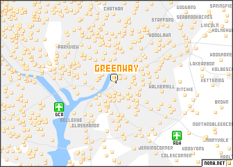 map of Greenway