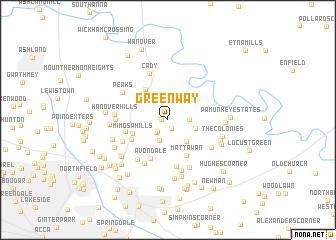 map of Greenway