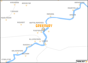 map of Greenway