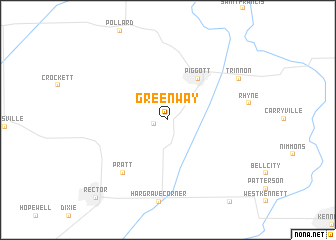 map of Greenway
