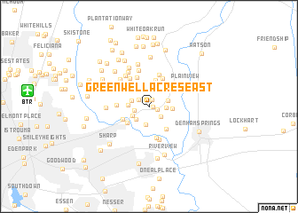 map of Greenwell Acres East