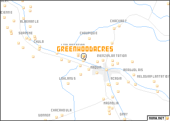 map of Greenwood Acres