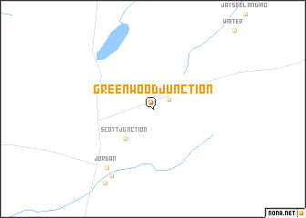 map of Greenwood Junction