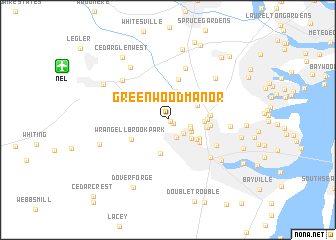 map of Greenwood Manor