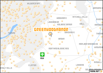 map of Greenwood Manor