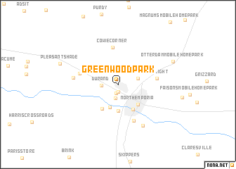 map of Greenwood Park