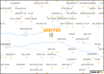 map of Greffen