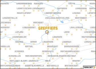 map of Greffiers