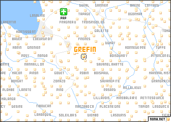 map of Gréfin