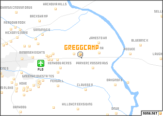 map of Gregg Camp