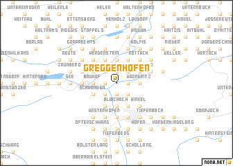 map of Greggenhofen