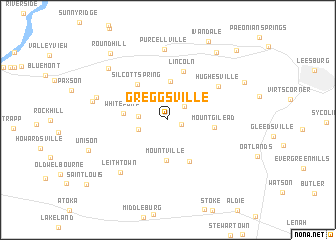 map of Greggsville