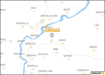 map of Greggs