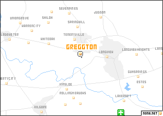 map of Greggton