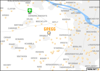 map of Gregg