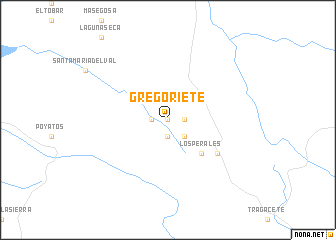 map of Gregoriete