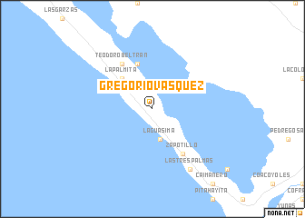 map of Gregorio Vasquez