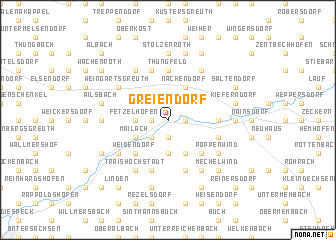 map of Greiendorf